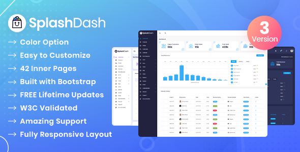 SplashDash - Admin Dashboard Html Template