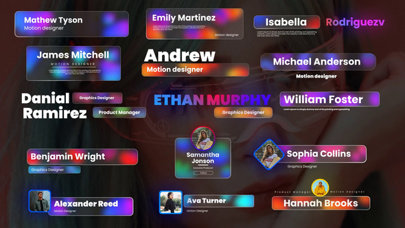 Glass Lower Thirds alt