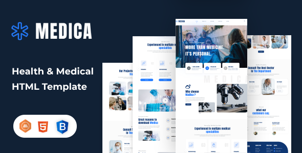 Medica - Health & Medical HTML Template