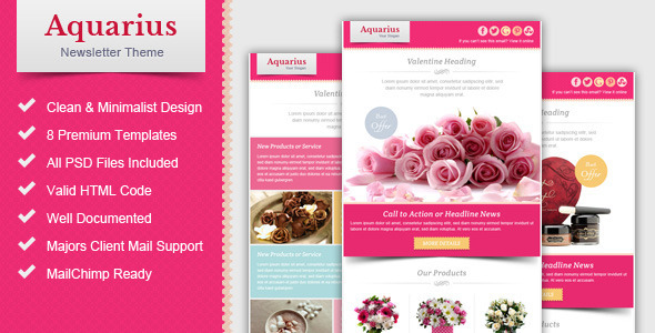 Valentine Email Marketing & Newsletter Template