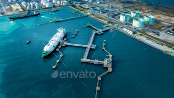terminal gas tanks for storage. Oil Crude Gas Tanker Ship. LPG at Tanker Bay Petroleum Chemical or Methane freighter export import transportation and logistics