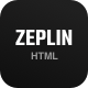 Zeplin - Creative HTML Template with Page Builder - ThemeForest Item for Sale