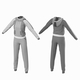 Woman Sportswear 12 High Poly Base Mesh - 3DOcean Item for Sale