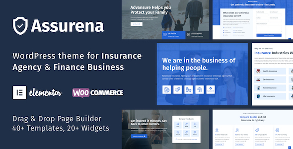 Assurena - Insurance Agency WordPress Theme