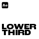 Modern Lower Thirds - VideoHive Item for Sale