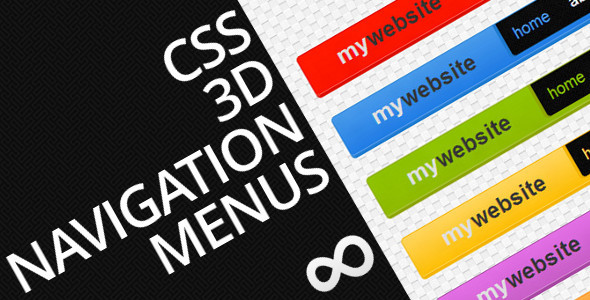 CSS 3D Navigation Menus
