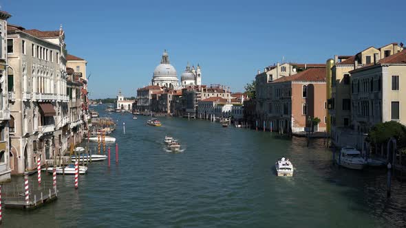 Italy the Canals of Venice on a Bright Sunny Day