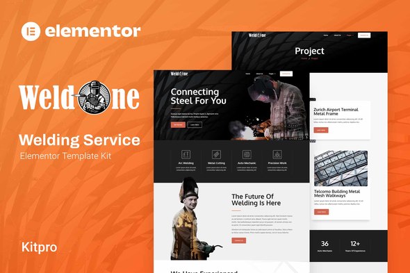 Weldone - Welding Service Elementor Template Kit