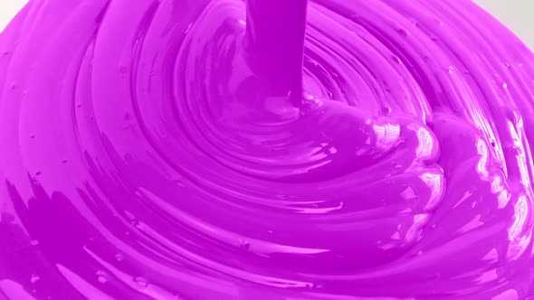 Dark Pink Paint Pouring