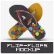 Flip Flops Sandals Mock-Up - GraphicRiver Item for Sale