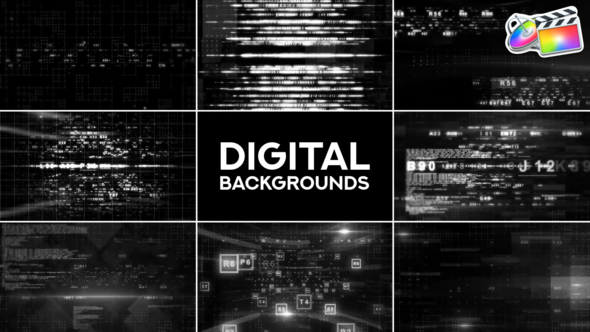 Collection Of Digital Backgrounds for FCPX alt