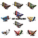 Set of stylized realistic airplanes - 3DOcean Item for Sale