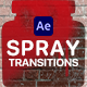 Spray Transitions for After Effects - VideoHive Item for Sale