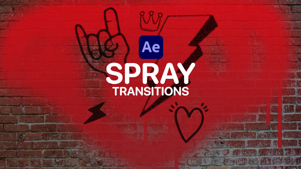 Spray Transitions for After Effects