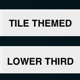 Tile Themed Lower Thirds - VideoHive Item for Sale