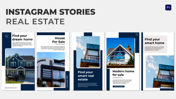Real Estate Instagram Stories Premiere Pro