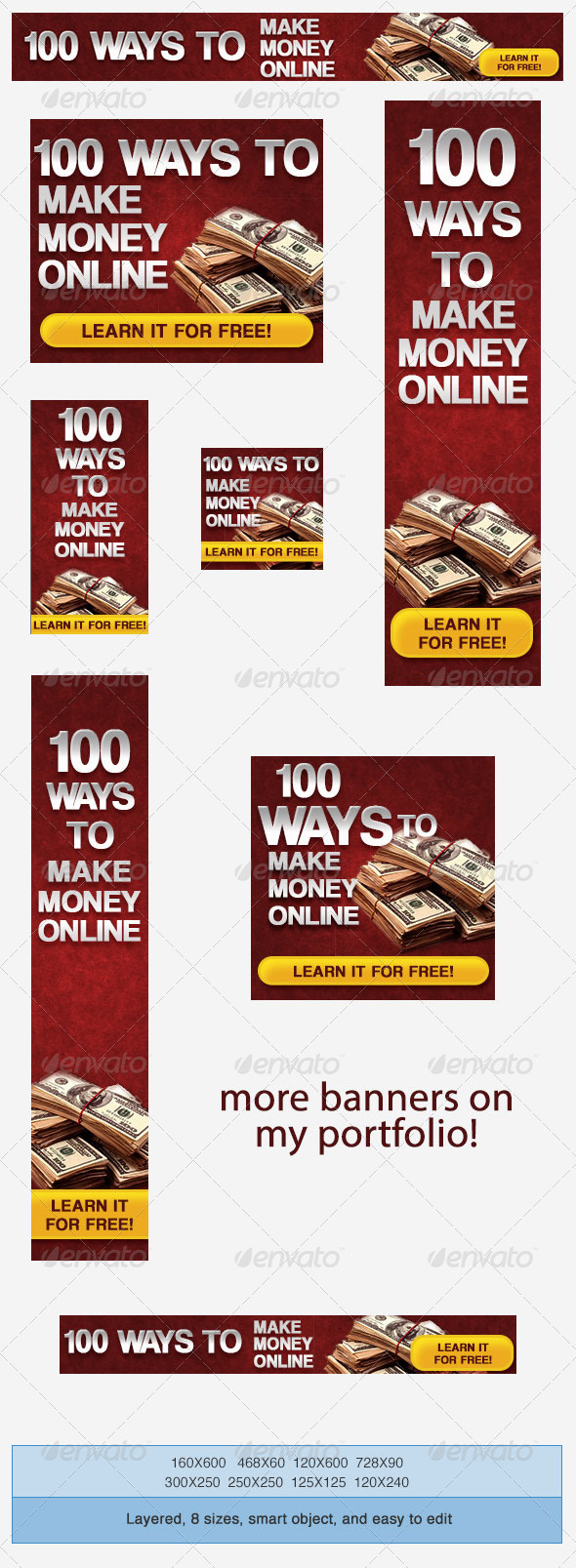 Dark Banners Ad Templates From Graphicriver