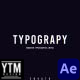 Modern Typo Intro - VideoHive Item for Sale