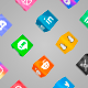 Animated 3D Social Media Icons - VideoHive Item for Sale