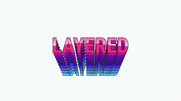 Layered Typography