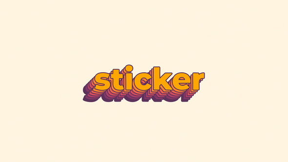 Sticker Promo Titles