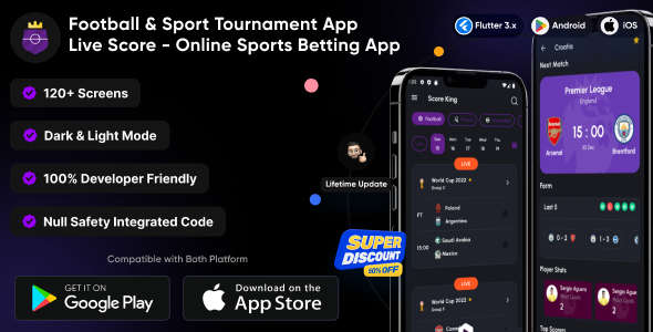 Score King - Football & Sport Tournament | Soccer | Live Score | Online Betting | Sports Betting App