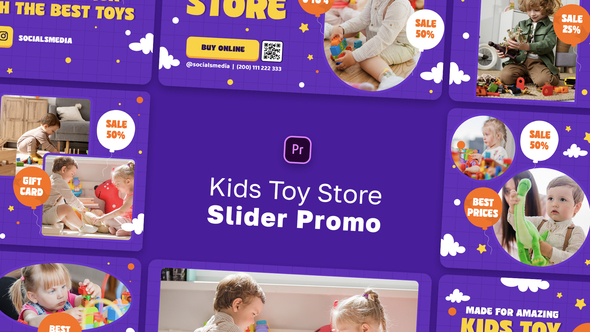 Kids Toy Stores Slider Promo MOGRT