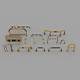 Metal barriers - 3DOcean Item for Sale