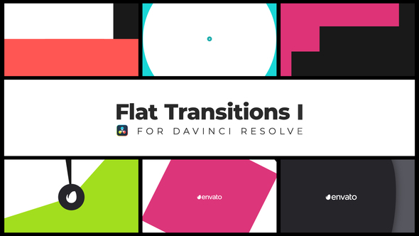 Flat Transitions I | DaVinci Resolve