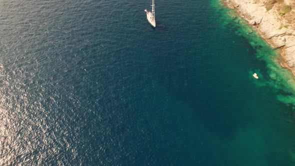 Drone Over Coastline Of Cap De Creus