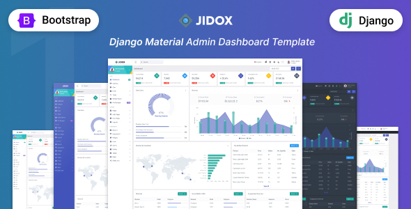 Jidox – Django Admin Dashboard Template - Digitals Tactic Market