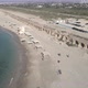 Ancient Aqueduct on the Beach in the City of Caesarea Israel Drone Shot - VideoHive Item for Sale