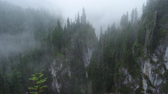 Fog Covered  Mountains 12