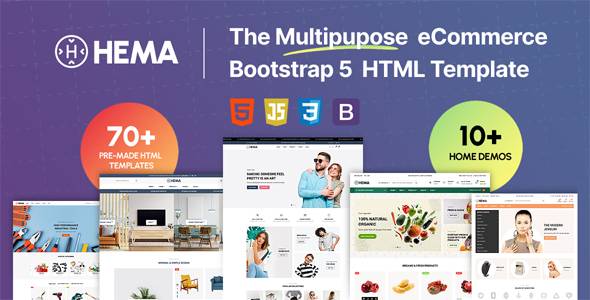 ECommerce HTML Website Templates | ThemeForest