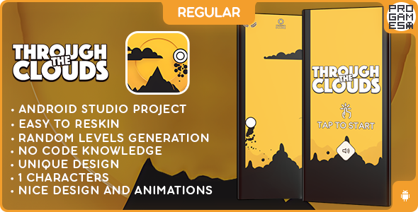 Through The Clouds (REGULAR) - ANDROID - BUILDBOX CLASSIC game