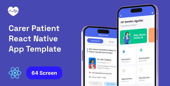 Carer Patient React Native App Template