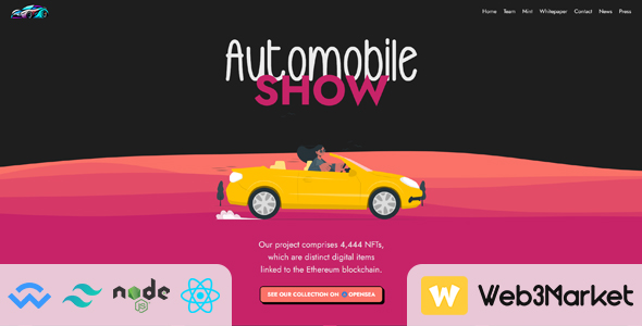 NFT Mint Template – Automobile SHOW