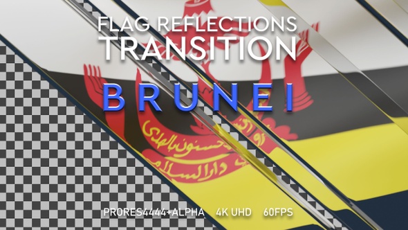 Flag of Brunei Transition | UHD | 60fps alt