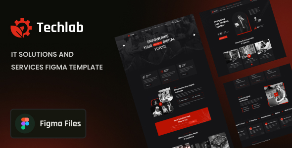 Techlab – IT Solutions And Services Figma Template – 0 Sold!