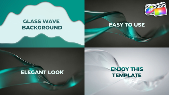 Glass Wave Backgrounds for FCPX alt