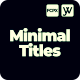 Minimal Titles - VideoHive Item for Sale