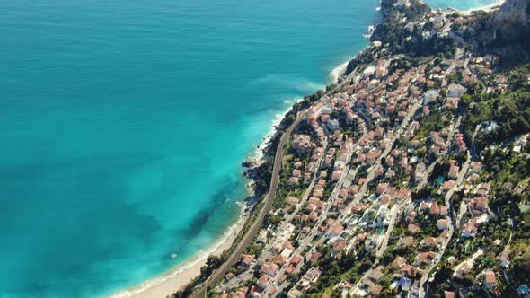 Buildings beside the beach