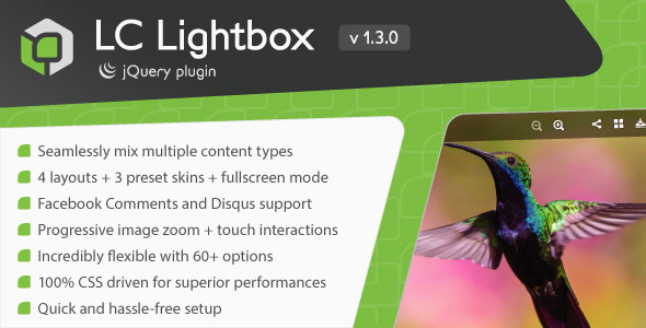 LC Lightbox - Premium jQuery Plugin