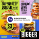 Burger Promo Instagram Template - VideoHive Item for Sale
