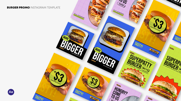 Burger Promo Instagram Template