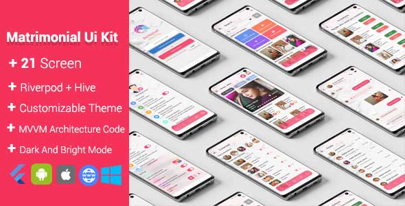 BetterHalf Flutter – Matrimony Flutter Responsive UI Kit with Riverpod