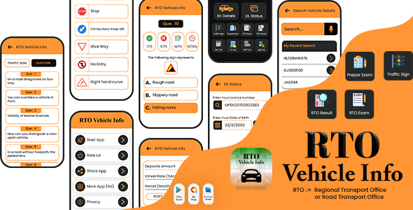 RTO Vehicle Information - RTO Vehicle Info App - All Vehicle Information - Get RTO Details