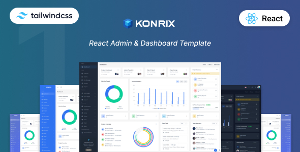 Konrix - React Tailwind CSS Admin & Dashboard Template