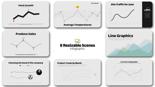 Infographic - Line Graphs / AE