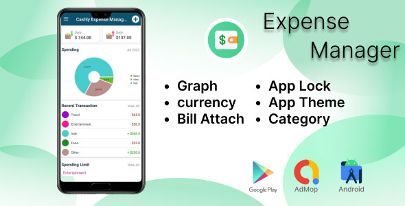 Expense Manager Budget & Money, Tracker wallet